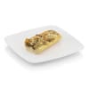 Baguette baked with mushrooms