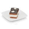 Cream pie with chocolate icing