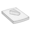 Cutted brie cheese
