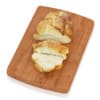 Sliced challah bread