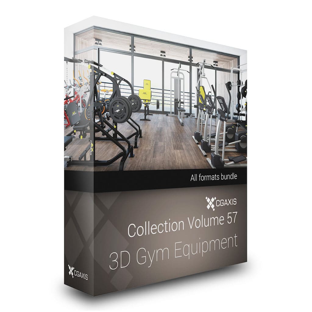 3D Gym Equipment – CGAxis Models Volume 57