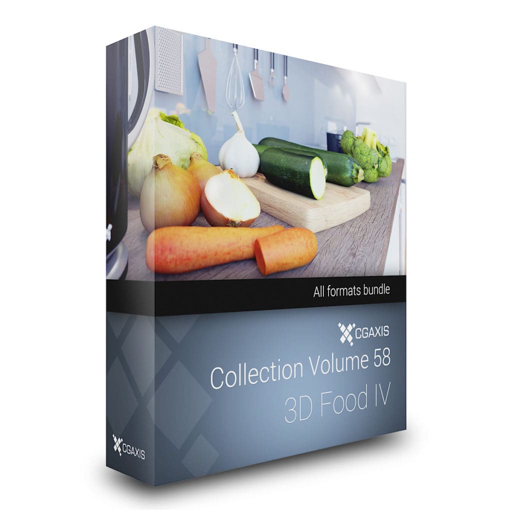 3D Food IV – CGAxis Collection Volume 58