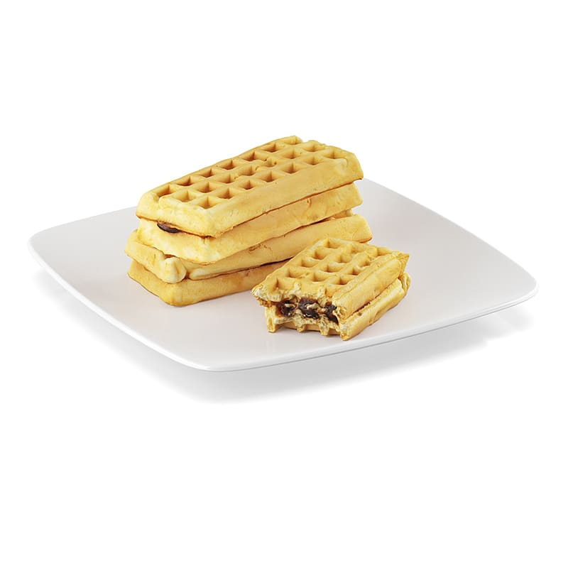 Waffles with filling