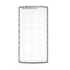 Smartphone in leather case