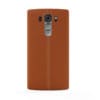Smartphone in leather case