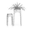 Fern in Metal Standing Pot