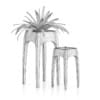 Fern in Metal Standing Pot