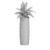 Plant in Tall White Pot