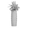 Plant in Tall White Pot