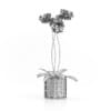 Orchid Flower in Hexagonal Pot