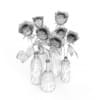 Roses in Glass Vases