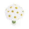 3d Daisies in Glass Vase