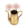 3d Pink Flowes in Golden Teapot