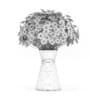 3d Small Daisies in Blue Vase