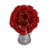 3d Red Roses in Metal Kettle