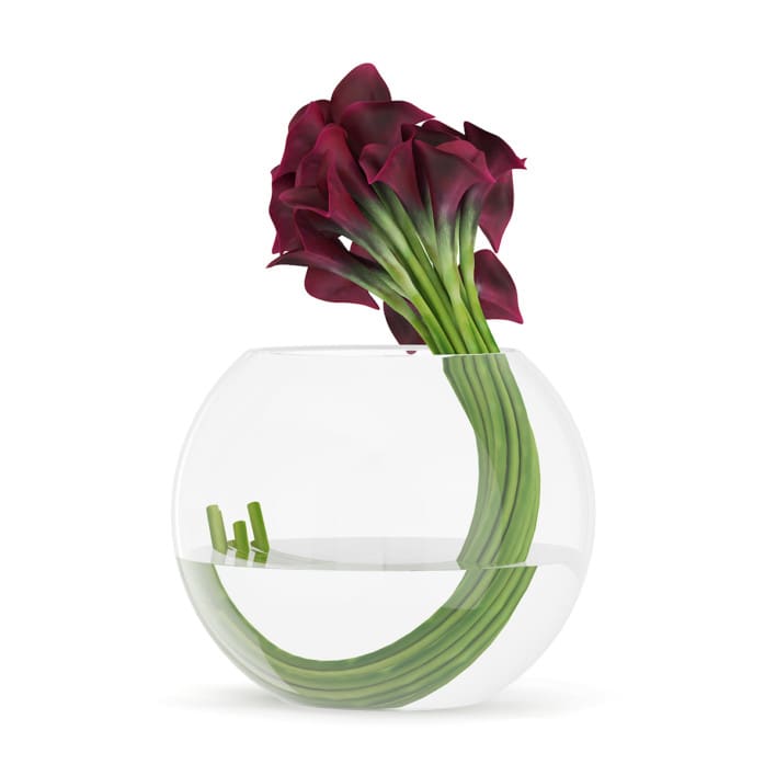 3d Calla Lilies in Spherical Vase