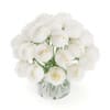 3d White Roses in Glass Vase