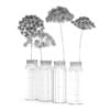 3d Wild Carrot Flowers in Glass Jars