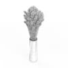 3d Violet Lupine in Glass Vase