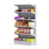 3d market shelf - cookies and chocolates