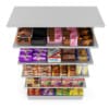 3d market shelf - cookies and chocolates