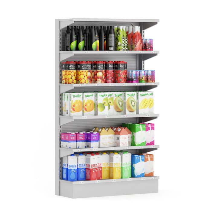Market Shelf - Milk and Juices