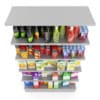 3d Market Shelf - Milk and Juices