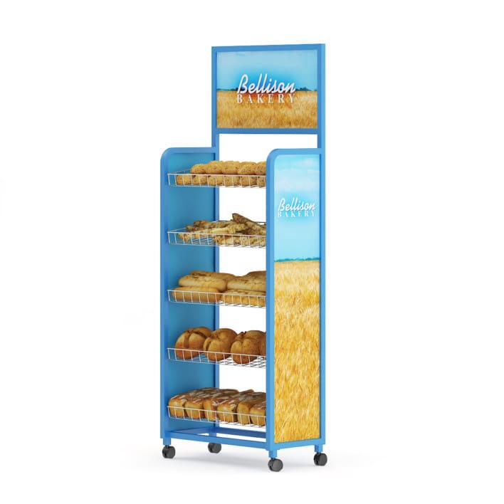 3d Market Shelf - Breads