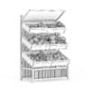 3d Market Shelf - Vegetables