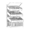 3d Market Shelf - Fruits