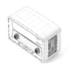 3d Antique Radio