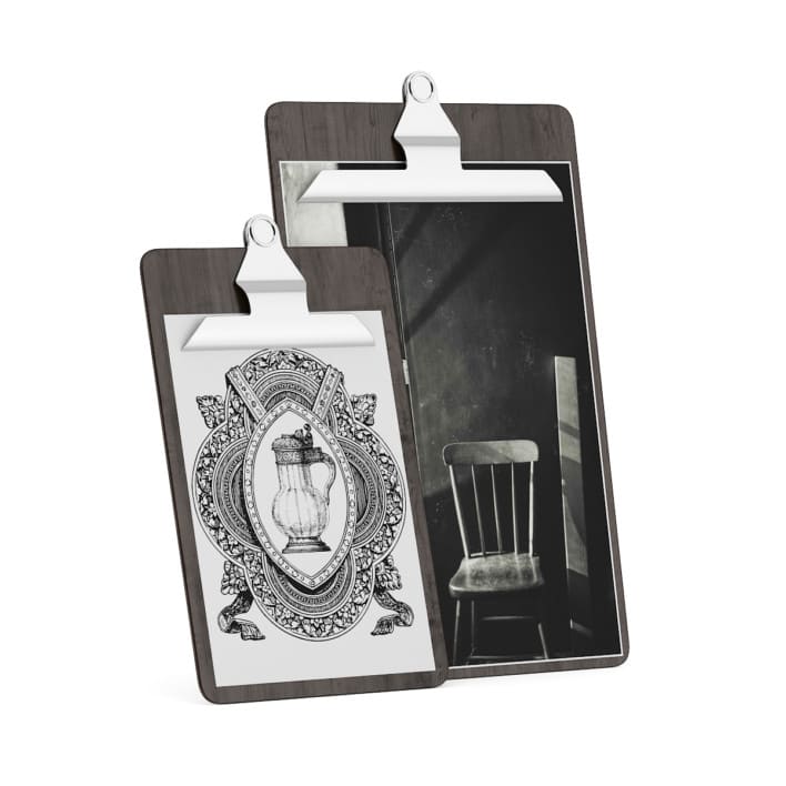 3d Wooden Clipboard