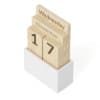 3d Wooden Calendar