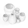 3d Ceramic Vases