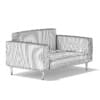 3d Dark Grey Armchair