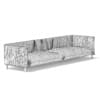 3d Large Grey Sofa