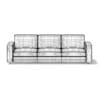 3d Grey Three Seat Sofa