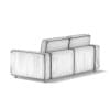 3d Grey Two Seat Sofa
