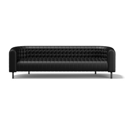 3d Black Leather Sofa