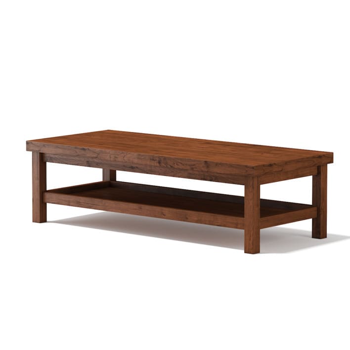 3d Wooden Rectangular Coffee Table