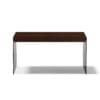 Wooden Coffee Table with Glass Sides