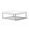 Square Coffee Table with Glass Window