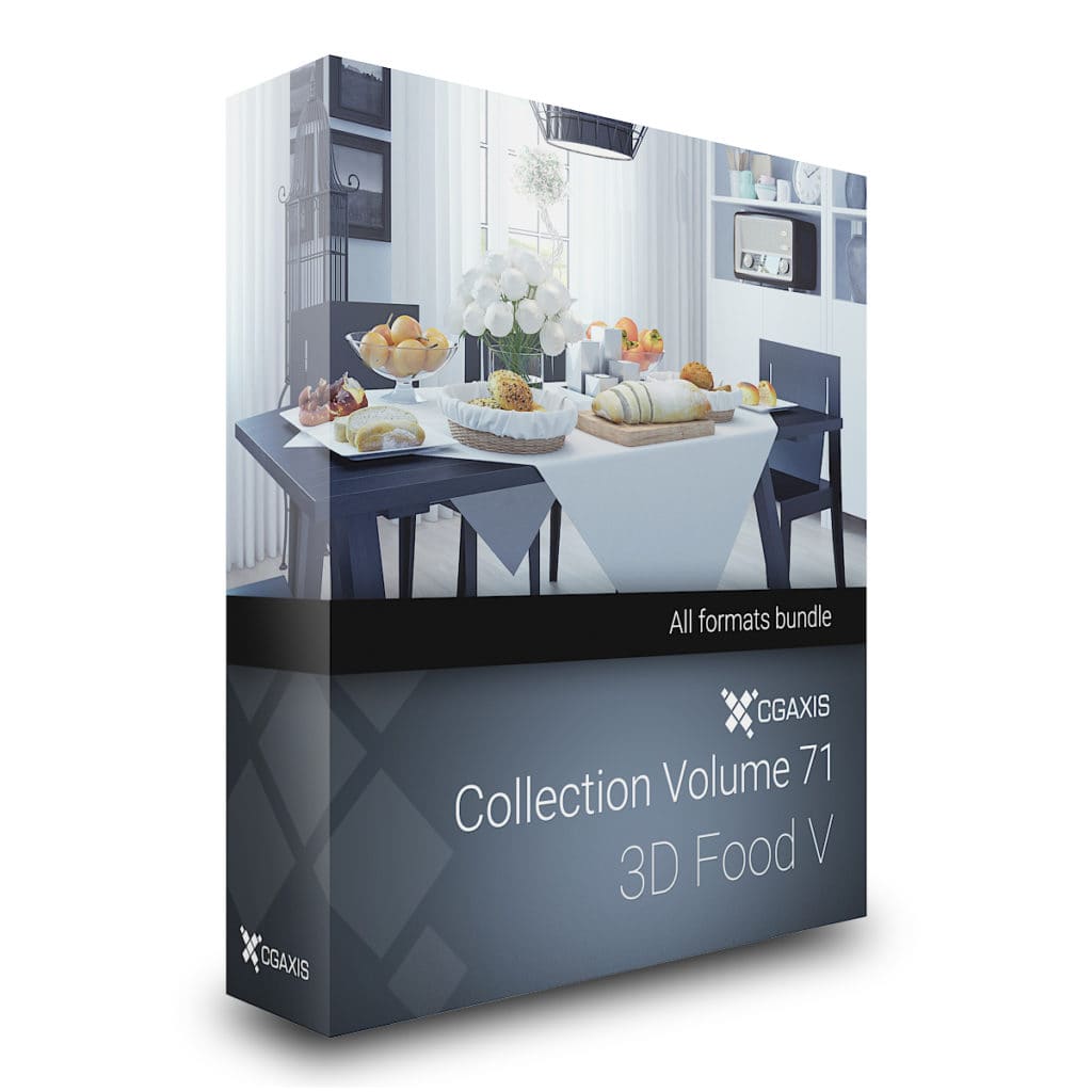 CGAxis Models Volume 71 3D Food V