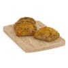 Dark Buns on Wooden Board