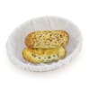 Buns with Sesame Seeds in Wicker Basket
