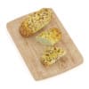 Buns with Sesame Seeds on Wooden Board