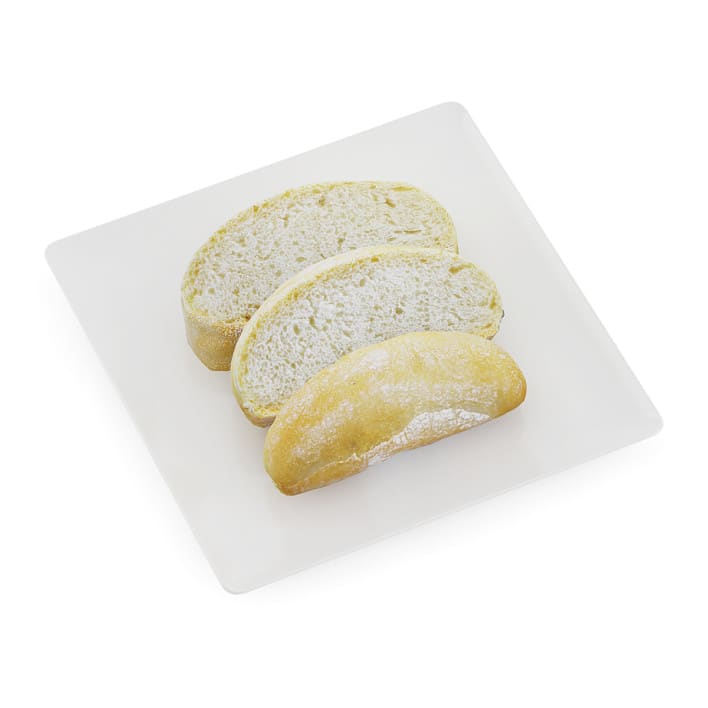Sliced Bread on White Plate