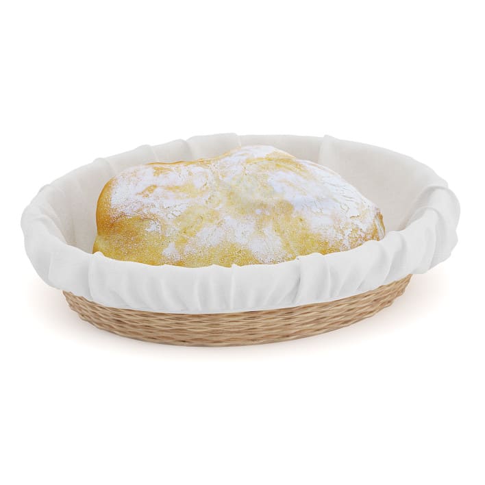 Bread in Wicker Basket