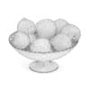 Persimmon Fruits in Glass Bowl