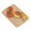 Sliced Bun with Poppy Seeds on Wooden Board
